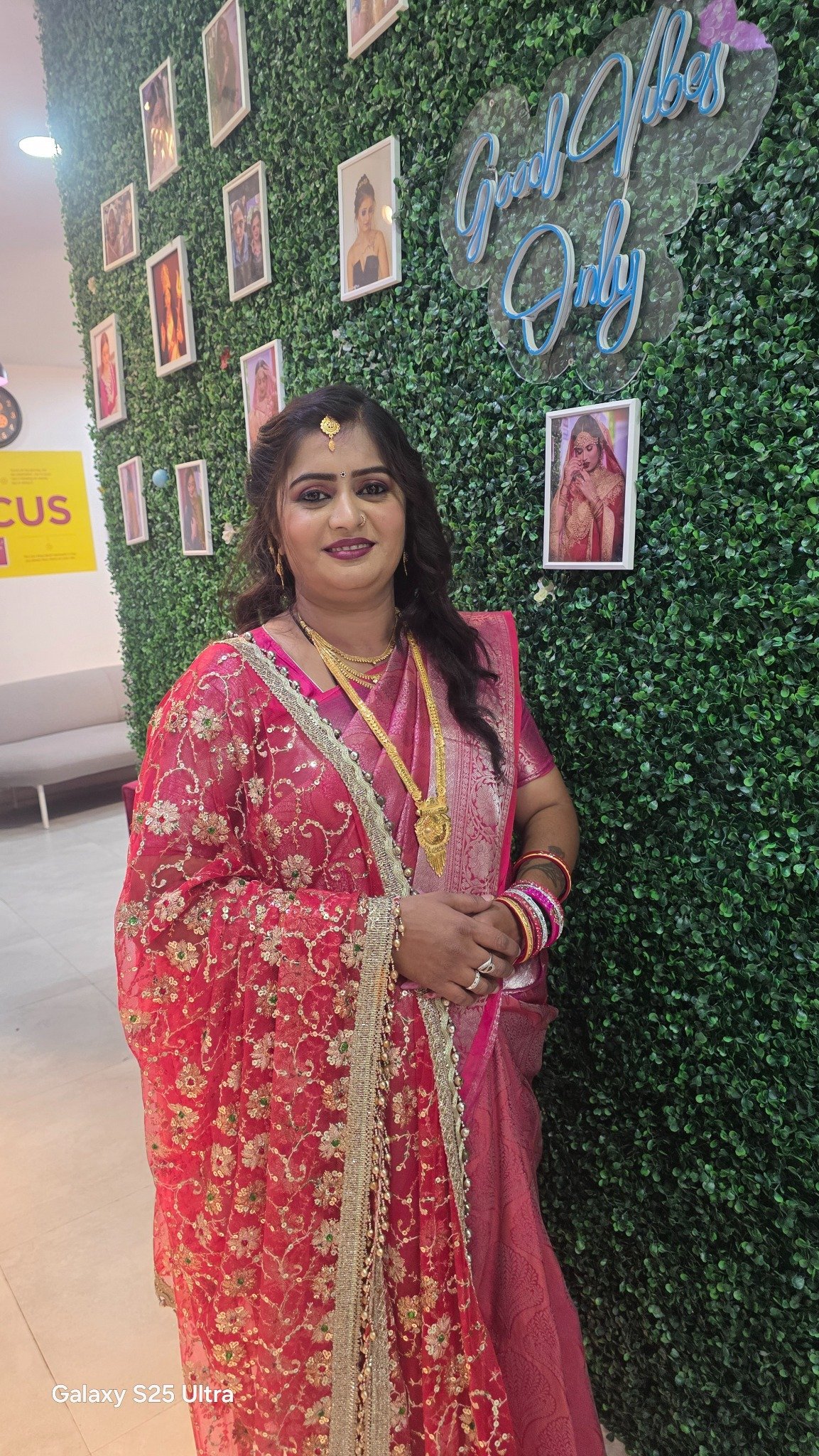 Traditional saree makeup look